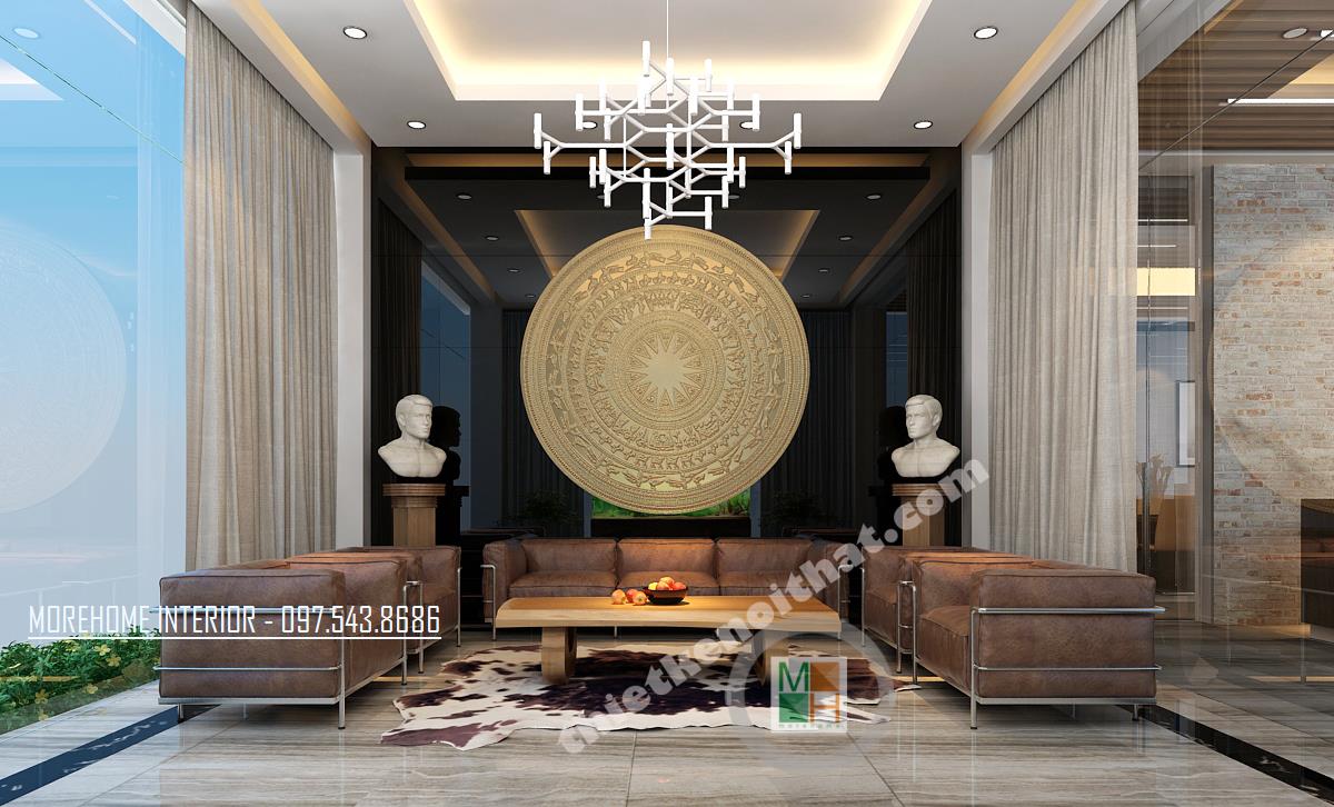 Thiết kế nội thất showroom văn phòng VCC