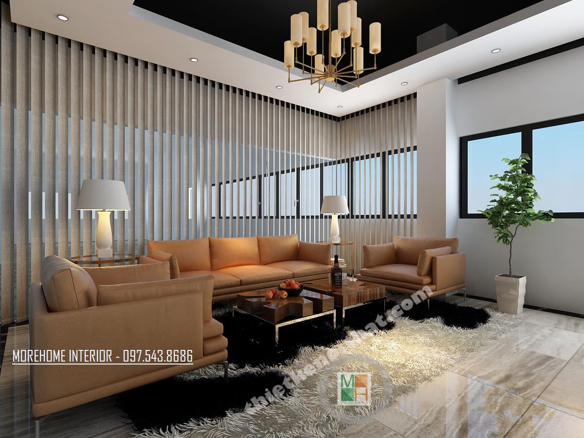Thiết kế nội thất showroom văn phòng VCC